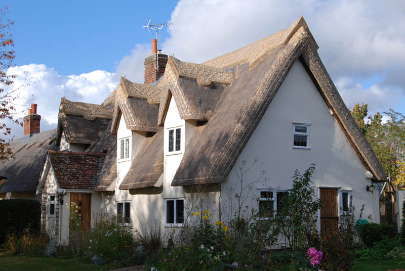 Long Straw re-ridged roof