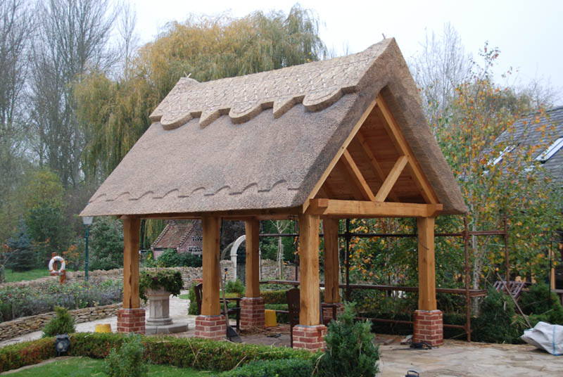 Outbuilding thatched with Water Reed